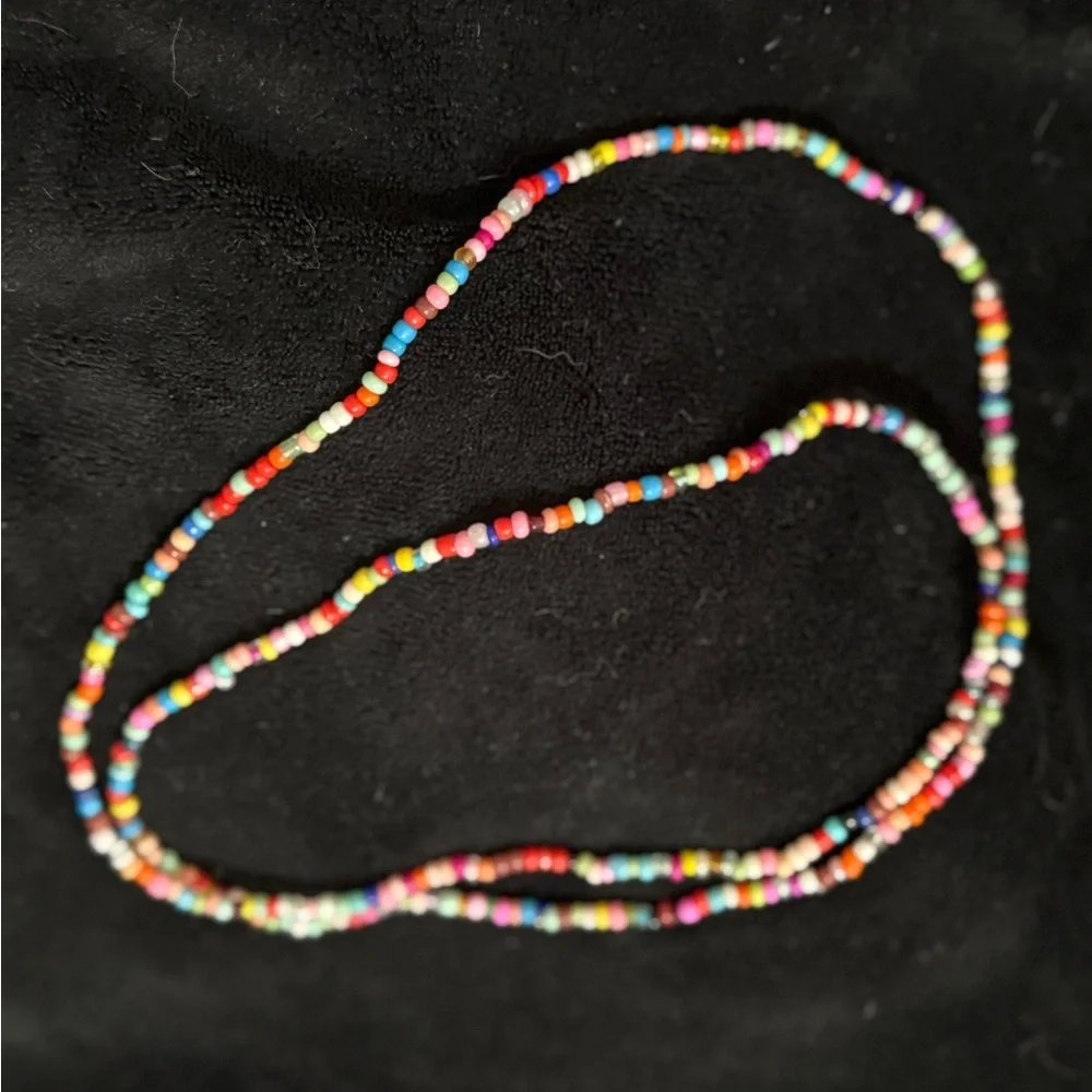 Girls Colorful beaded necklace‎